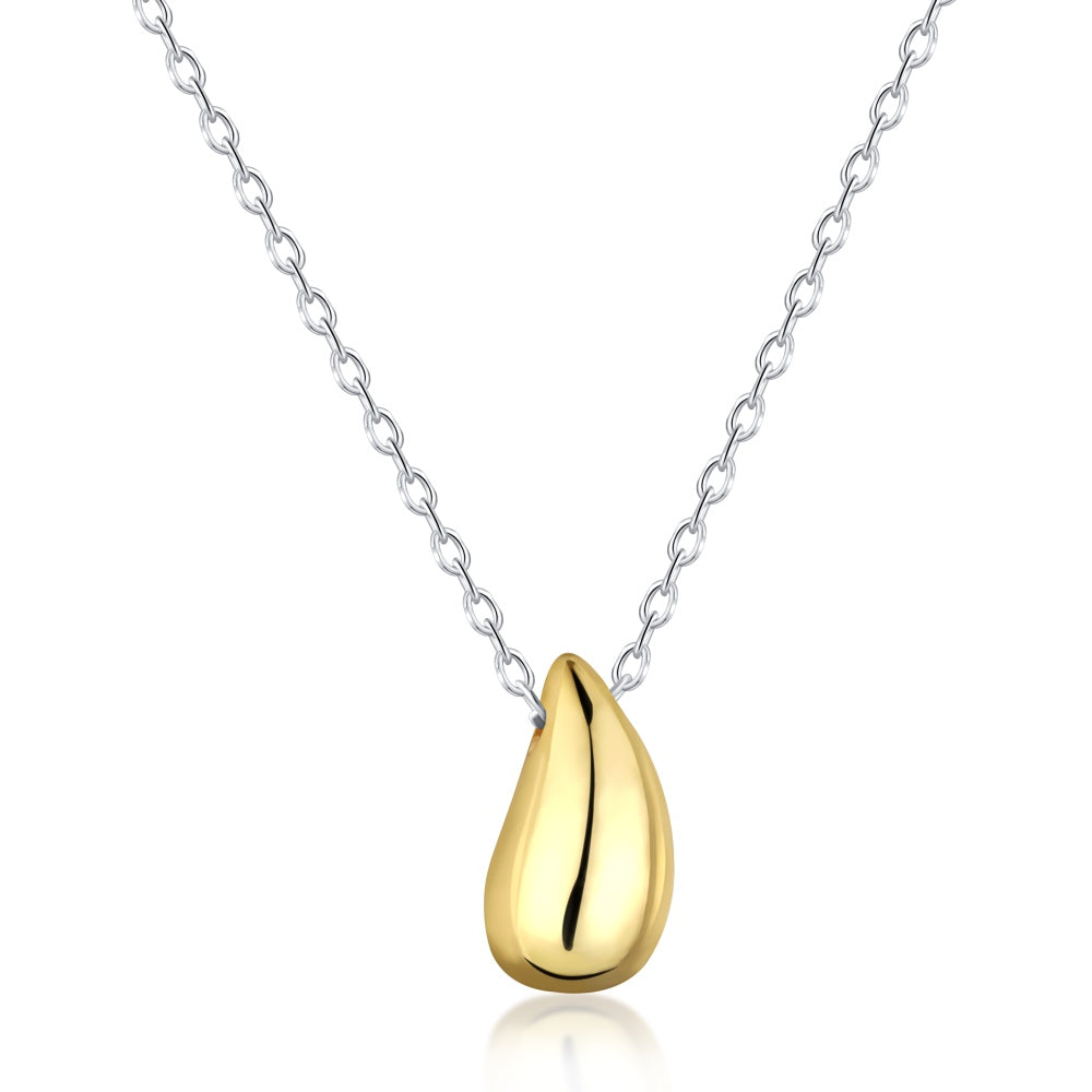 teardrop necklace sterling silver 925