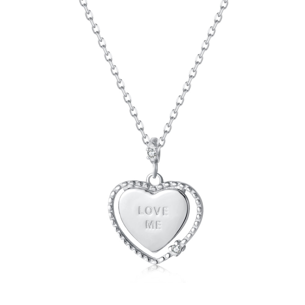 love me heart pendant