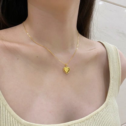 heart love me necklace