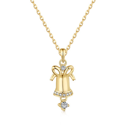 christmas bell necklace