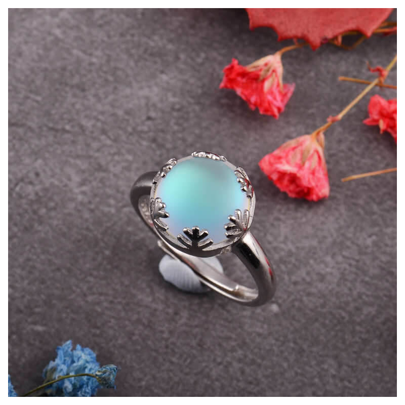 moonstone ring sterling silver