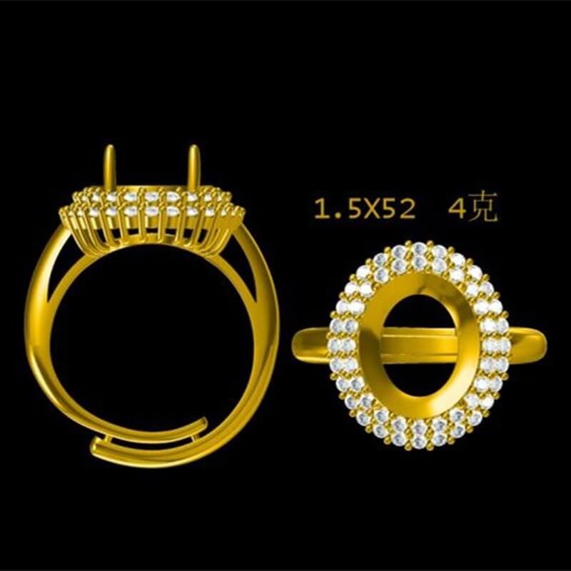 full diamond ring 