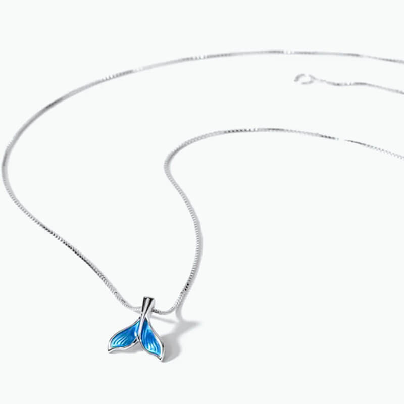 whale tail necklace for girls