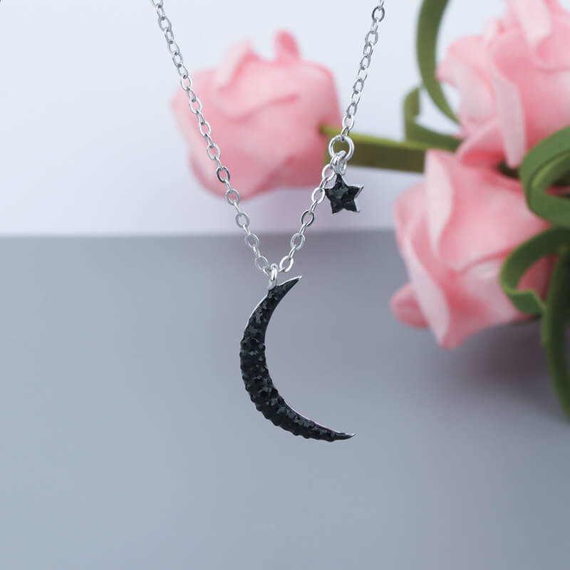 moon and star  necklace amazon