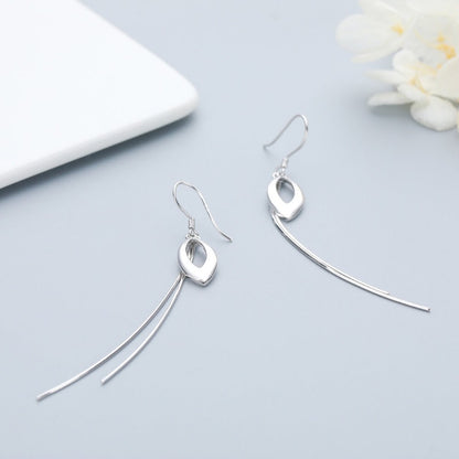 s925 Dangle Chain Tassel Earrings