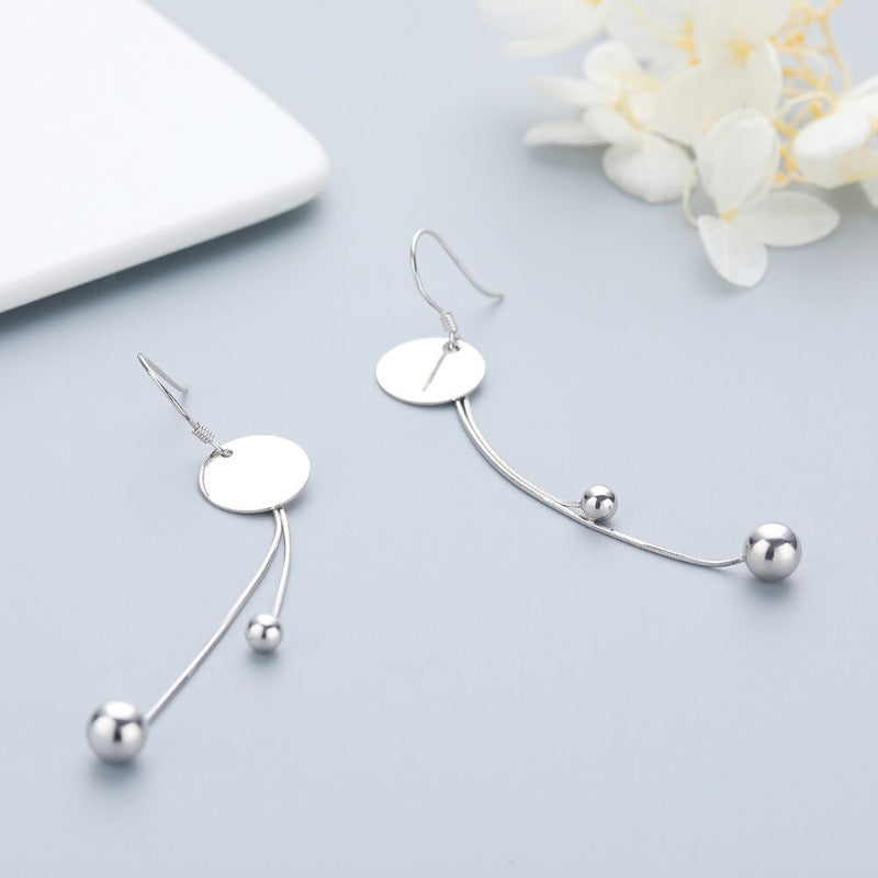 sterling silver tassel earrings  earrings