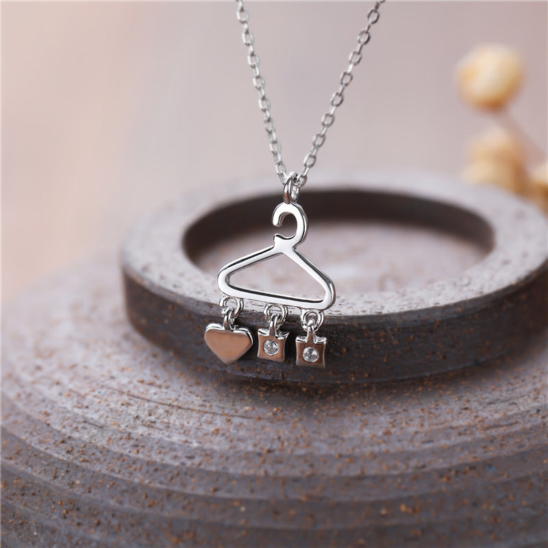 Anthropologie Jimmy Jewelry Hanger Crystals Necklace