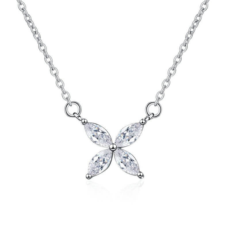 quatrefoil necklace for women