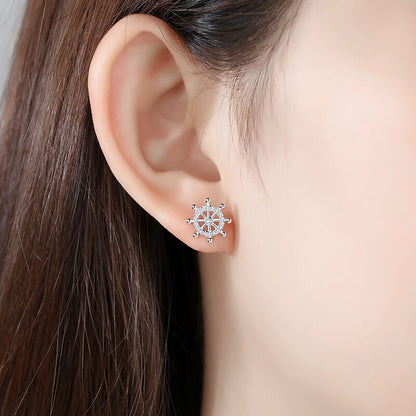 solid rudder stud earring