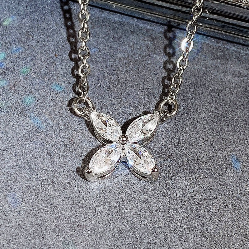 jimmy jewelry quatrefoil necklace 