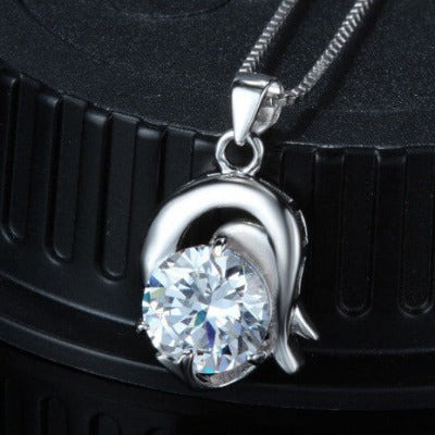 diamond Capricorn necklace