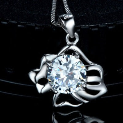 diamond Leo necklace