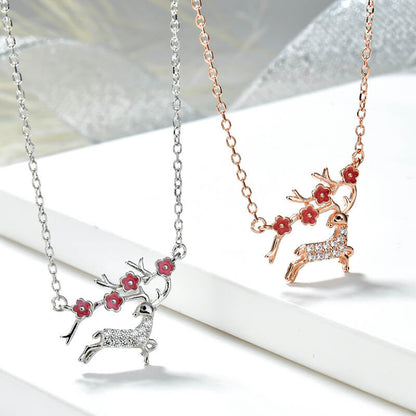 chreindeer bell necklace