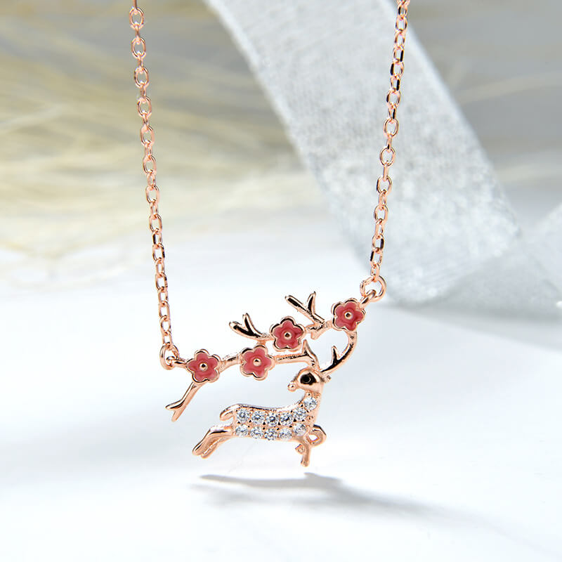 reindeer necklace amazon