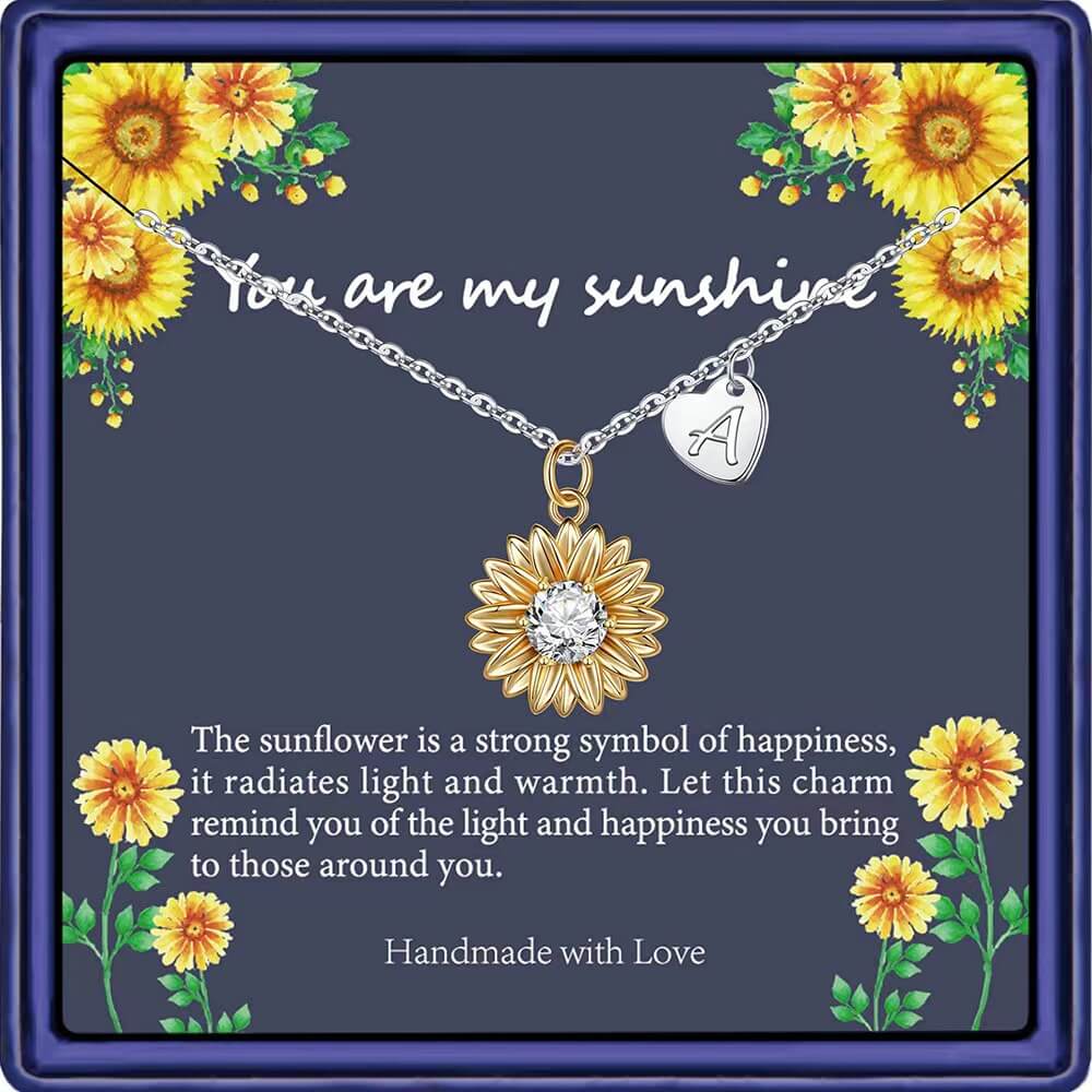 sunflower necklace you
