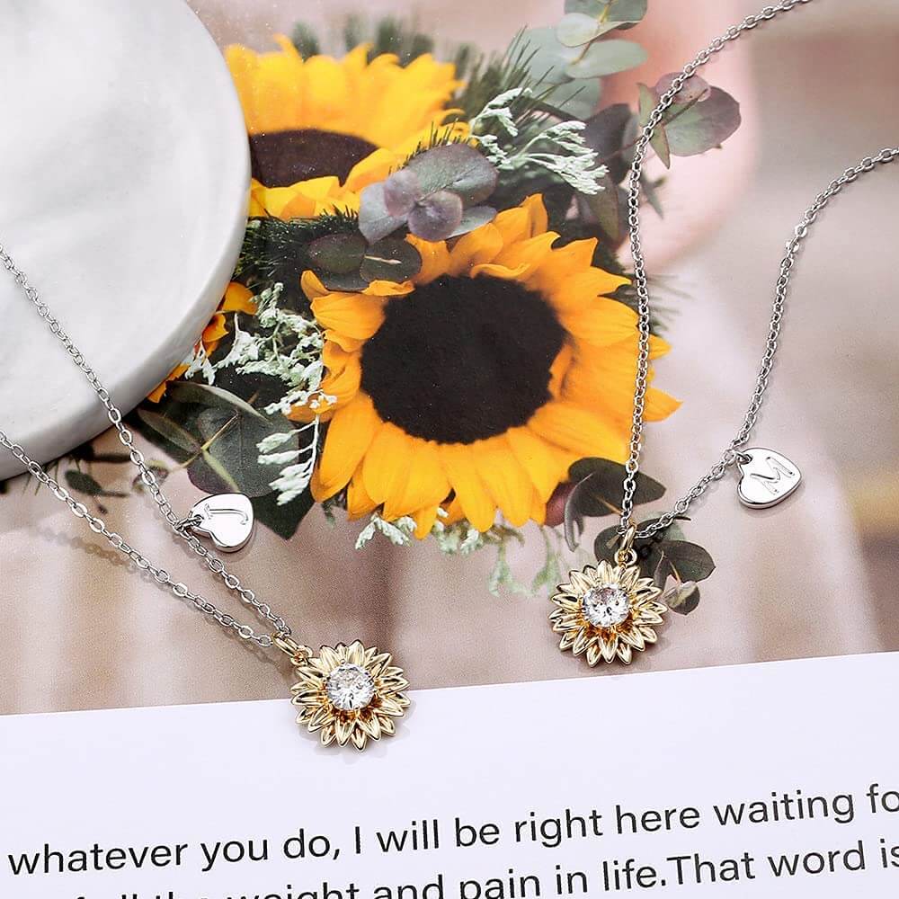 sunshine sunflower necklace