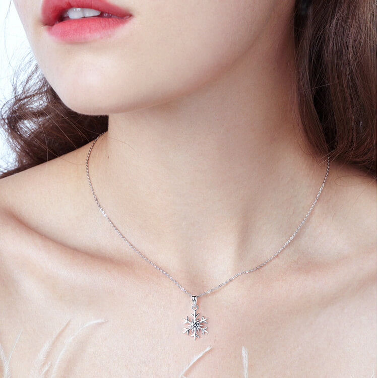 snowflake pendant necklace tiffany