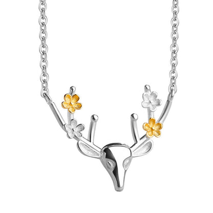 elk head necklace amazon