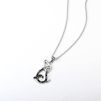 sterling silver puppy dog necklace for girsl