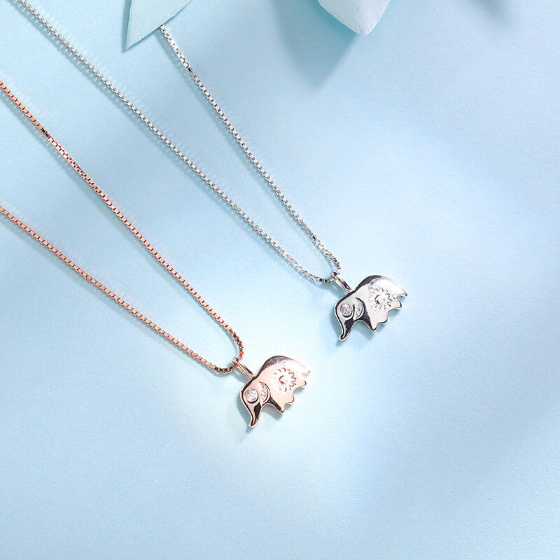 baby elephant necklace