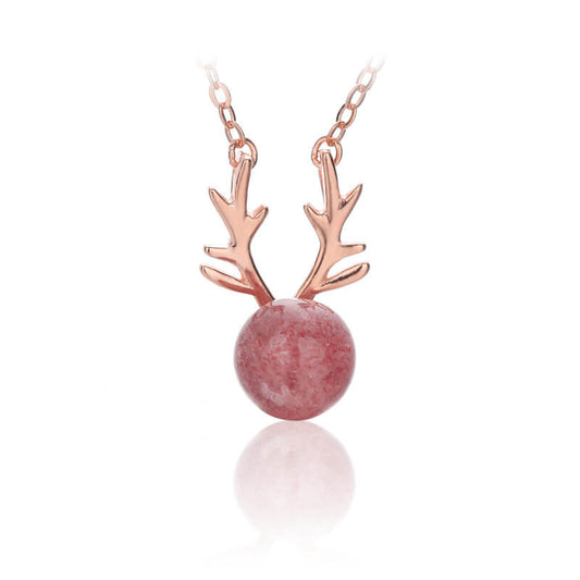 stag antler pendant