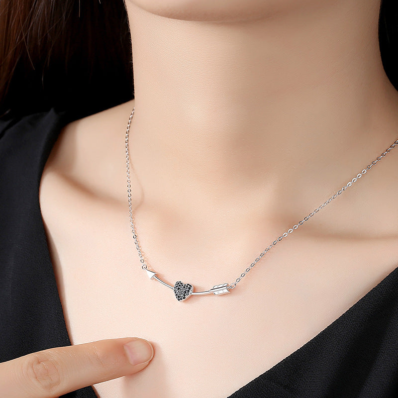heart arrow necklace