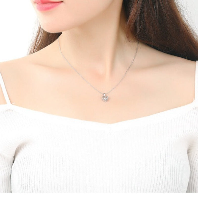 love heart necklace prouds