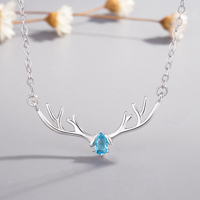 reindeer antler necklace