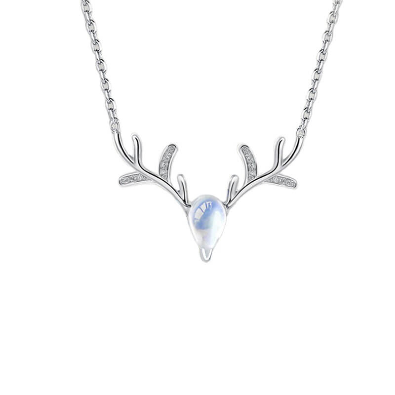 crystal zircon antler necklace amazon