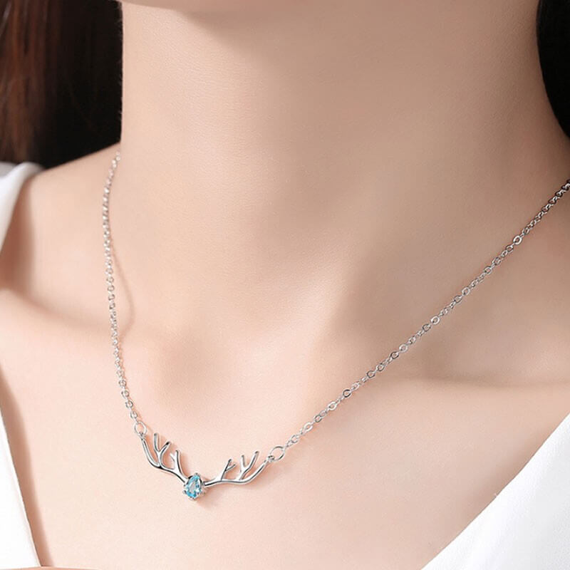 antler diamond necklace amazon