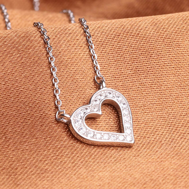 diamond heart necklace wholesale