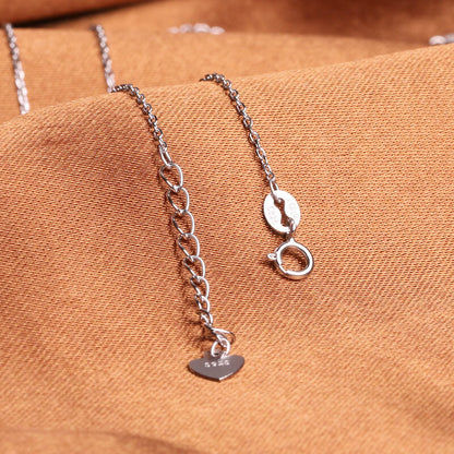 diamond heart necklace rose gold