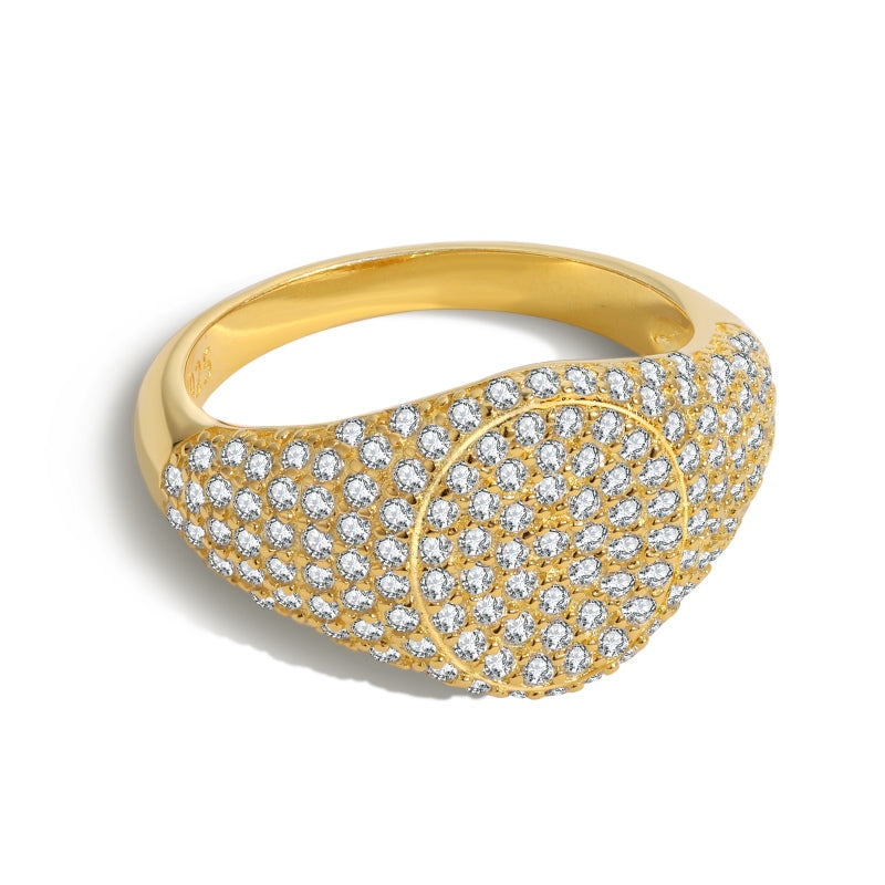 pave diamond ring