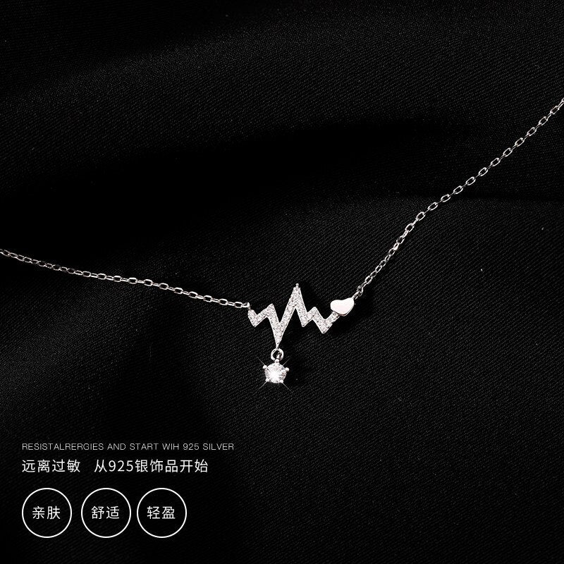 	 real heartbeat necklace