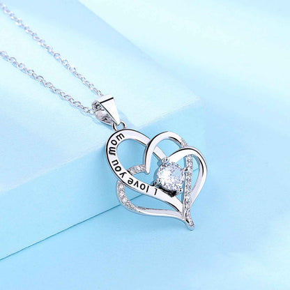 I love you mom necklace