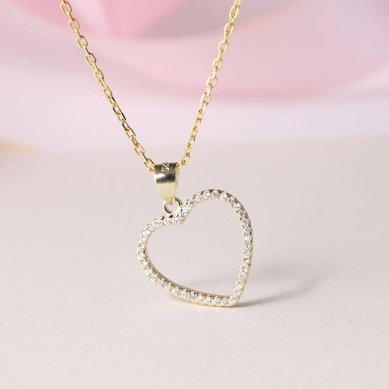 open heart necklace pendant tiffany