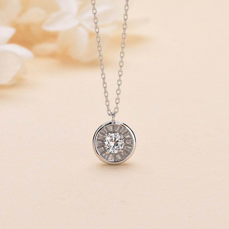 crystal coin pendant necklace amazon