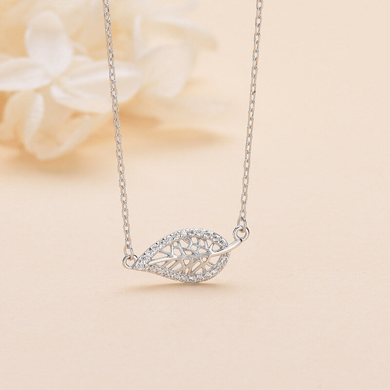 diamond leaf necklace wholesale