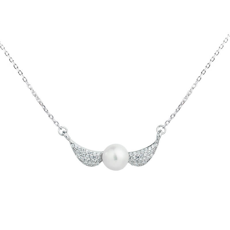 sterling silver jewelry flying ball necklace
