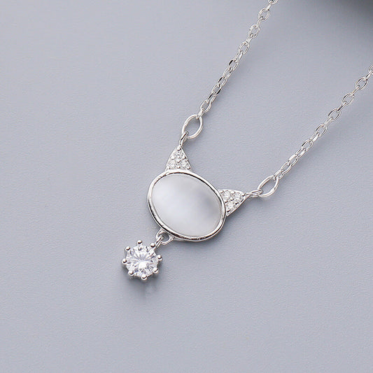 hello kitty necklace silver