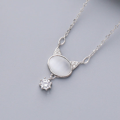 hello kitty necklace silver