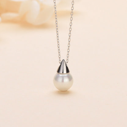 single pearl pendant necklace