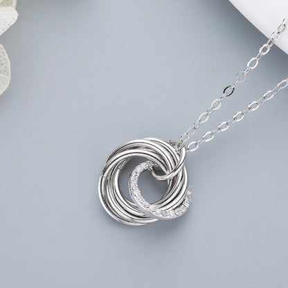 triple linked ring pendant us