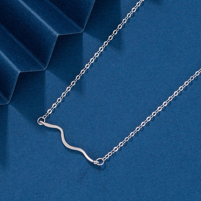 Modern Wave Necklace

