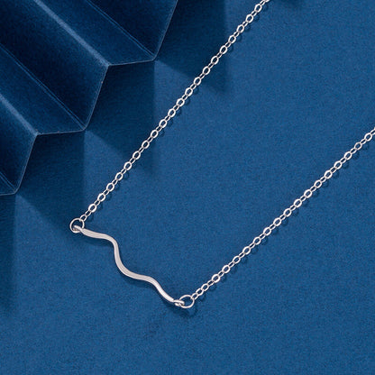Modern Wave Necklace

