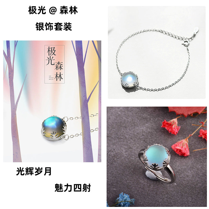moon stones rings for girls