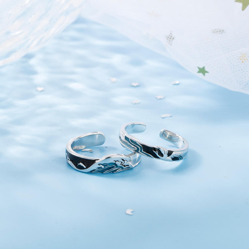 Sterling Silver Marine Life Rings

