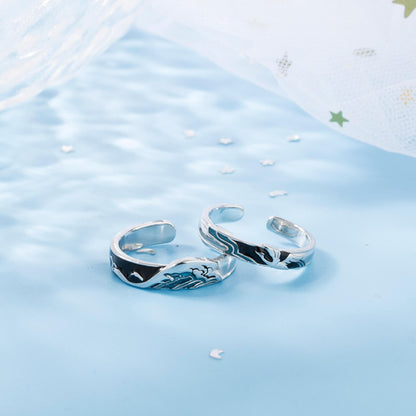 Sterling Silver Marine Life Rings


