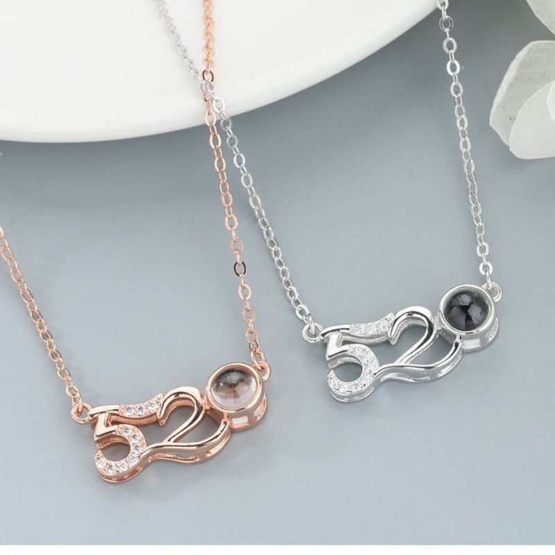 photo projection necklace for him