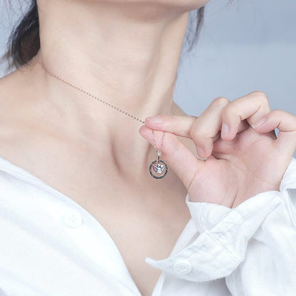 arrow love necklace silver